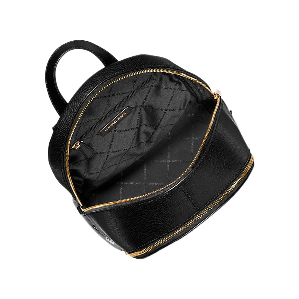 Michael Kors Black Canvas Backpack