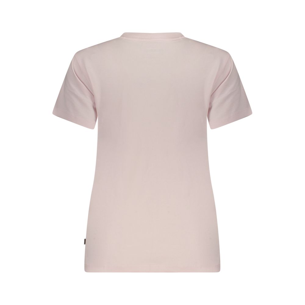 Guess Jeans Pink Cotton T-Shirt