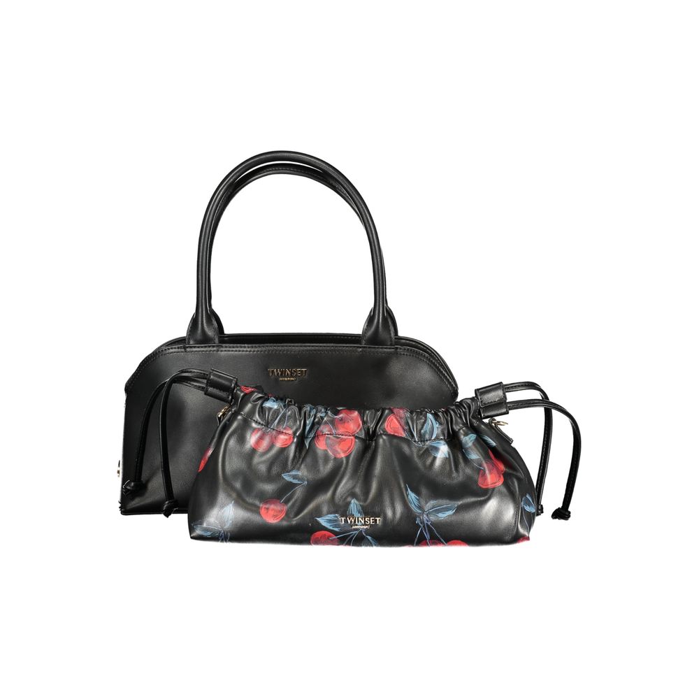 Twinset Black Polyurethane Women's Bag