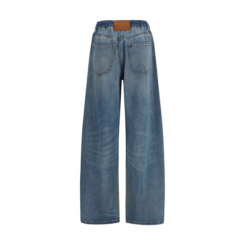 Alexander Wang Blue Cotton Jeans Denim