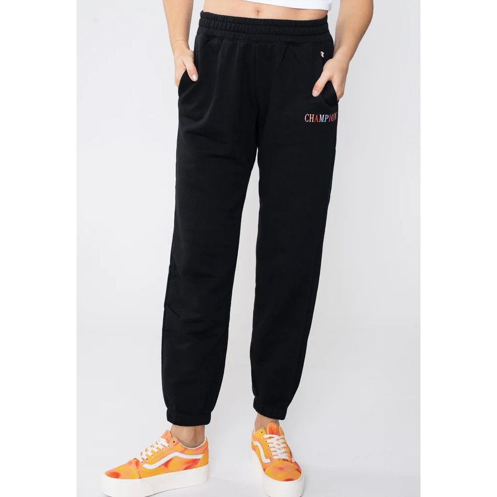Champion Black Cotton Joggers (Workout Pants)
