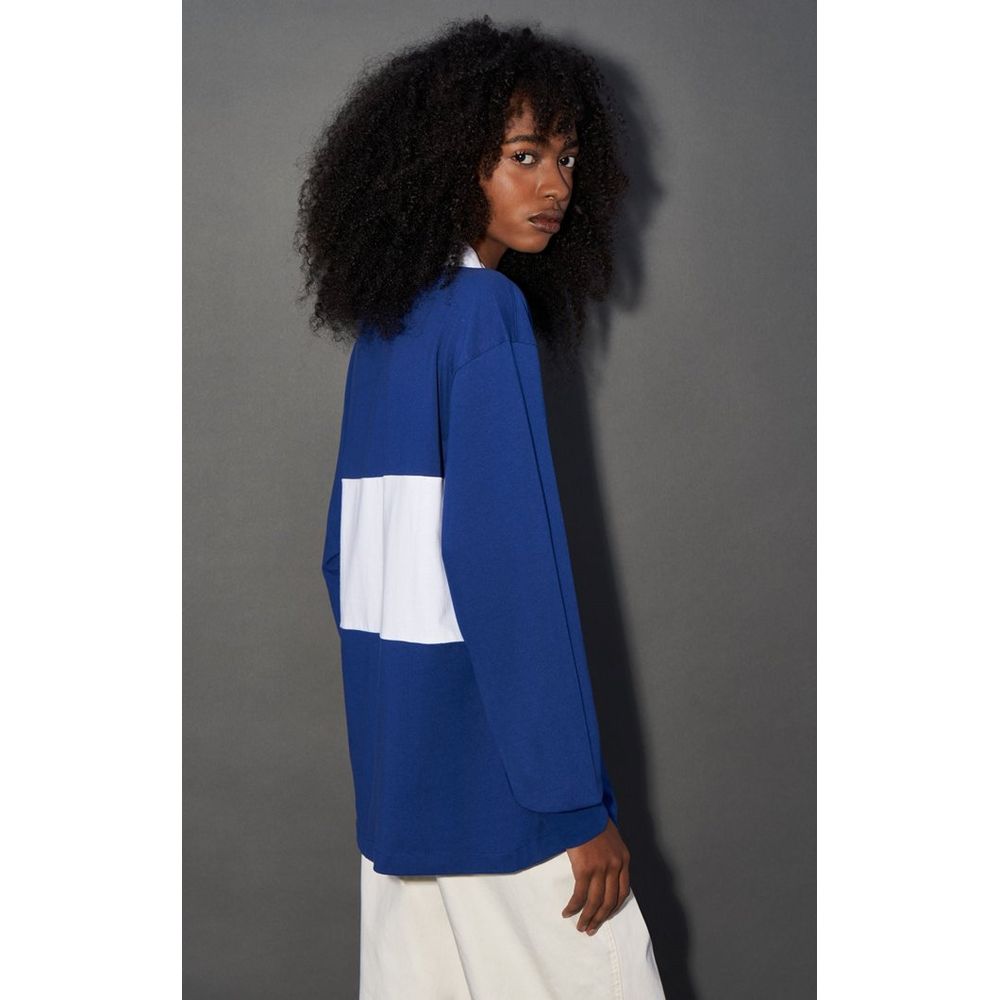 Champion Blue Cotton Polo Shirt