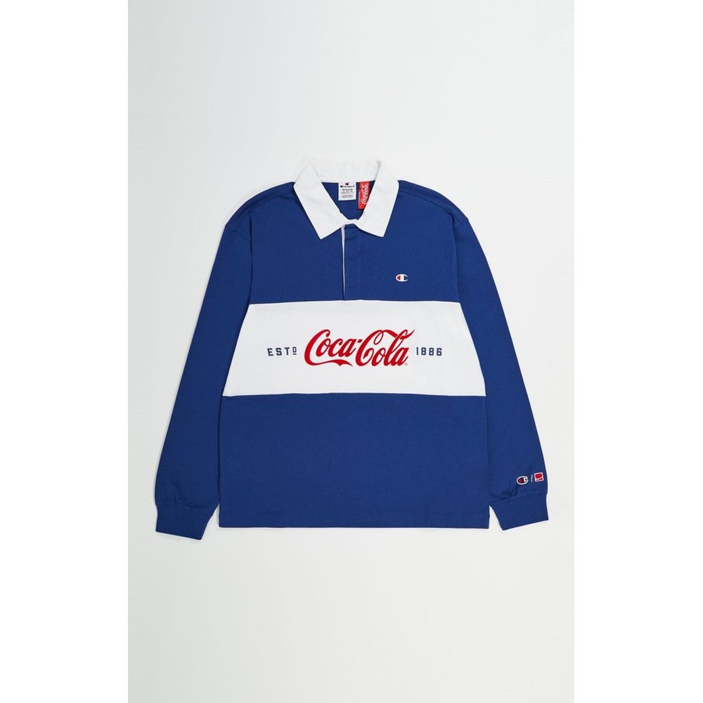 Champion Blue Cotton Polo Shirt