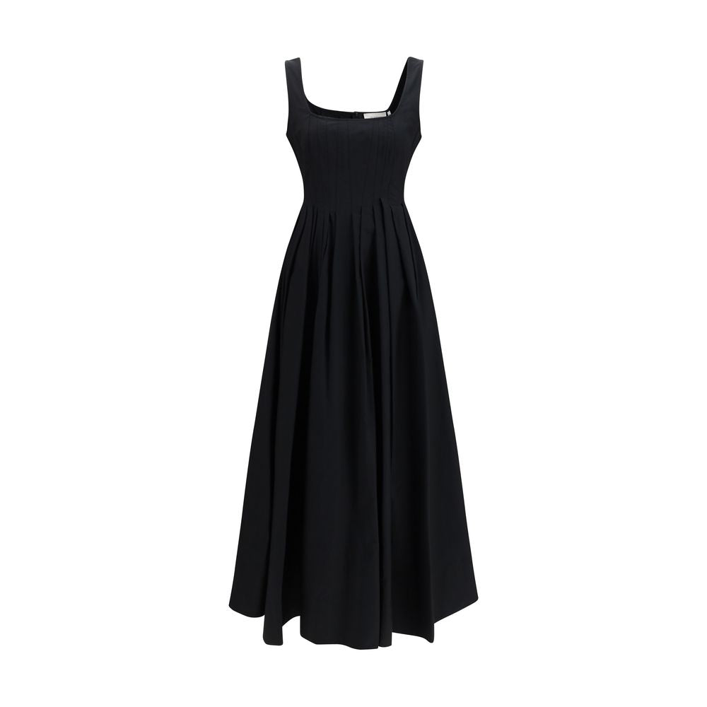 Max Mara Black Cotton Casual Dress