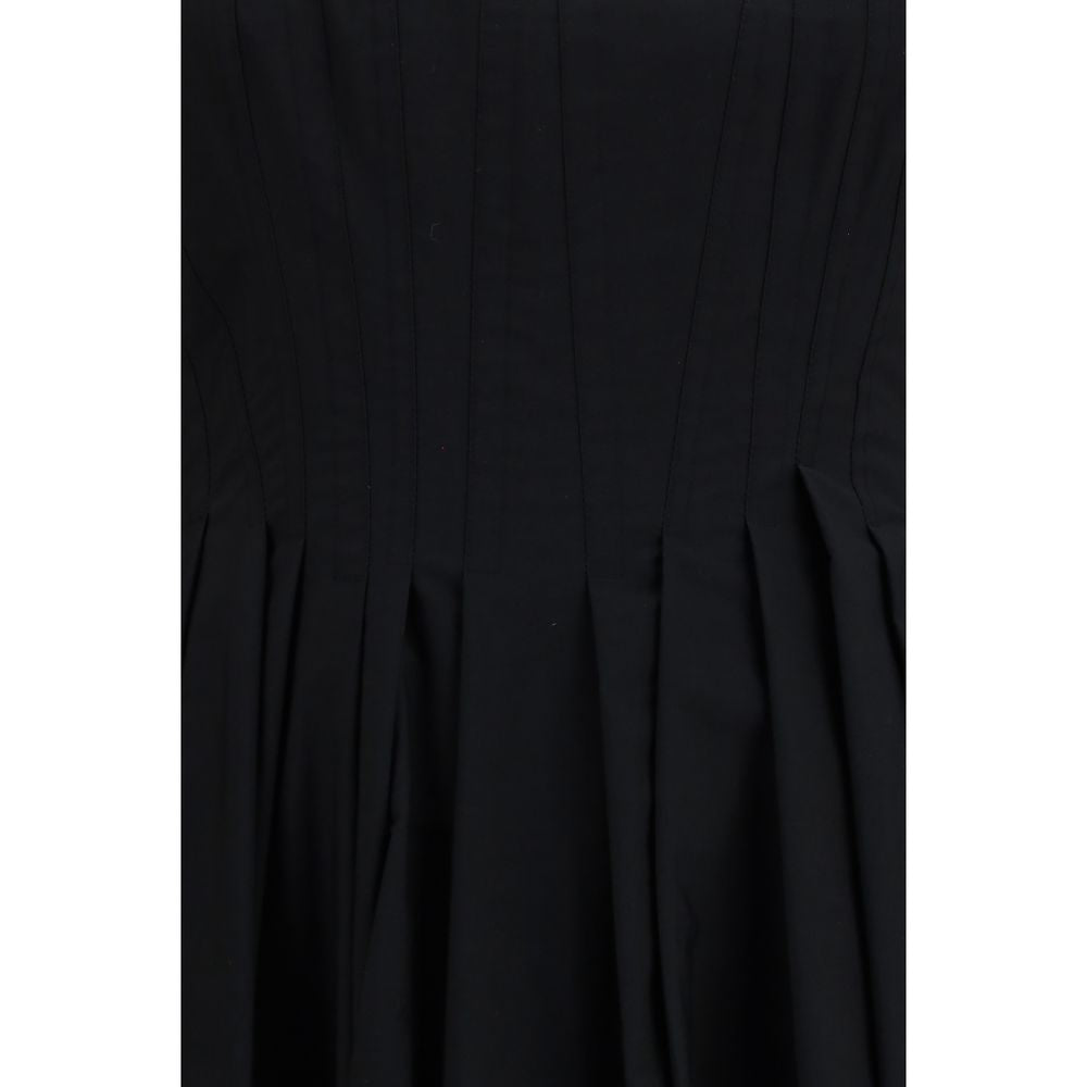 Max Mara Black Cotton Casual Dress