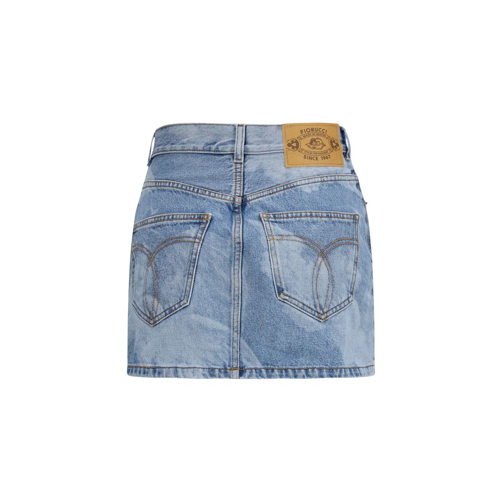 Fiorucci Blue Denim Skirt