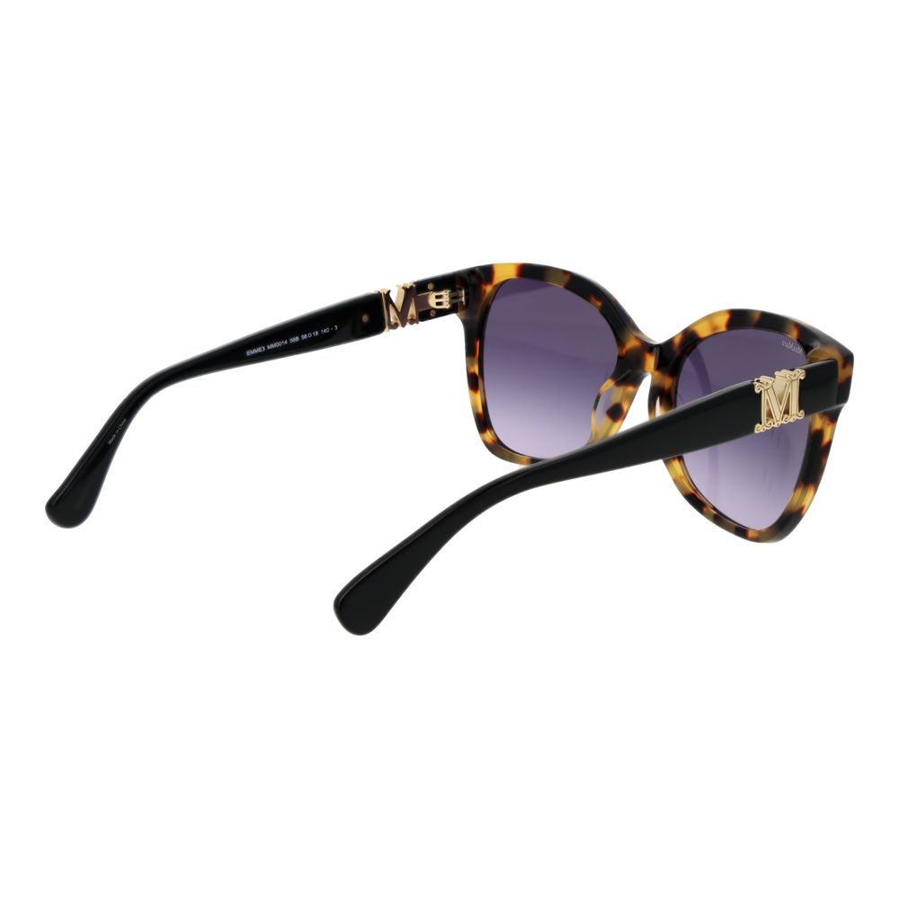 Max Mara Brown Acetate Sunglasses