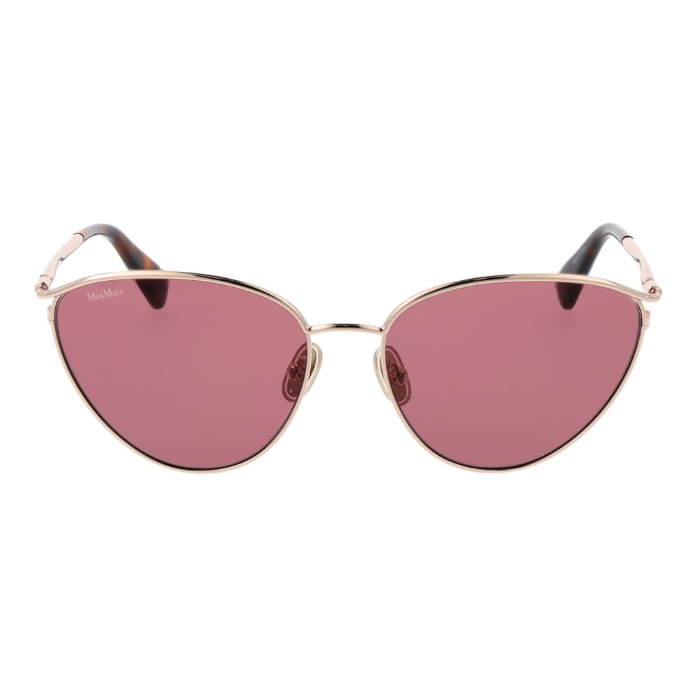 Max Mara Gold Metal Sunglasses