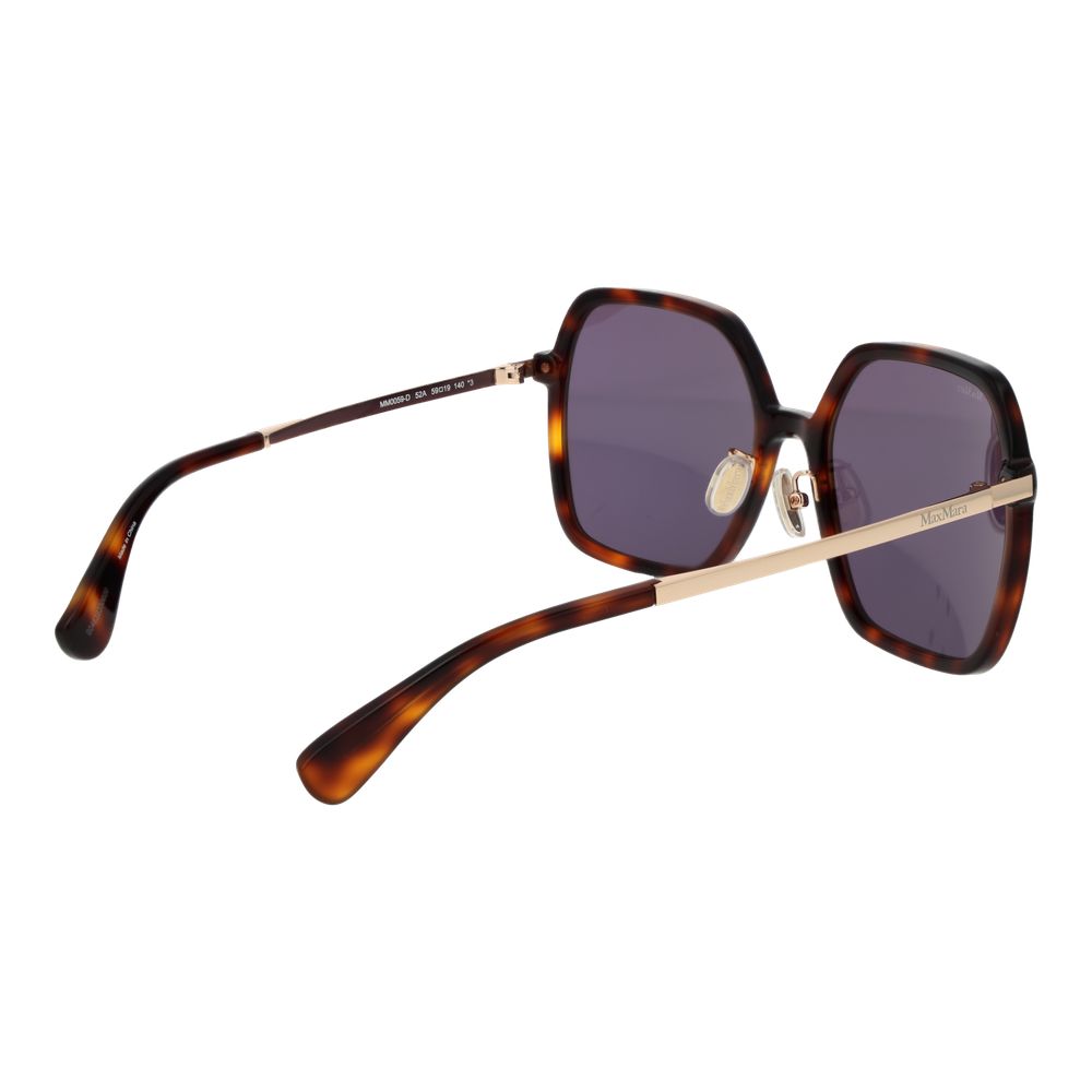 Max Mara Brown Acetate Sunglasses