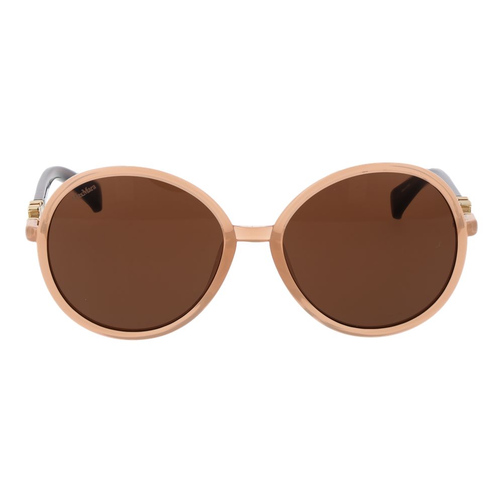 Max Mara Beige Plastic Sunglasses