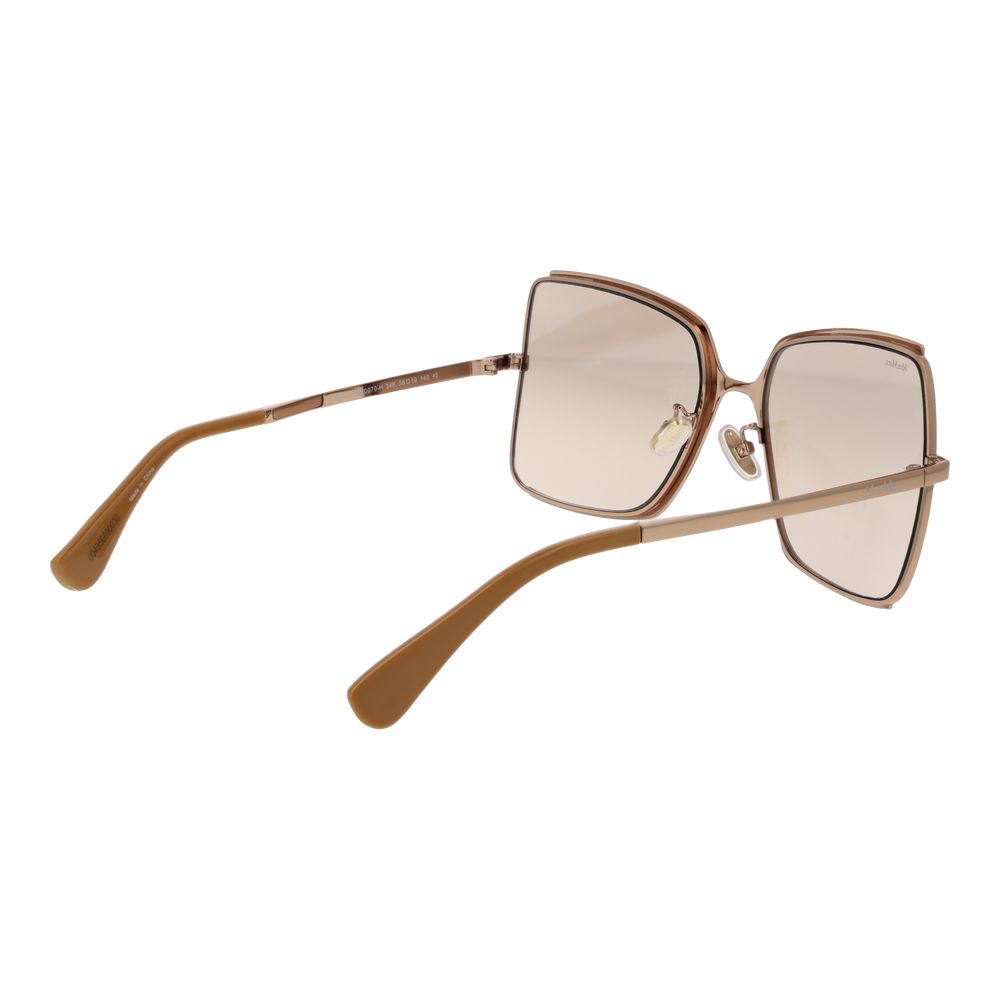 Max Mara Brown Metal Sunglasses