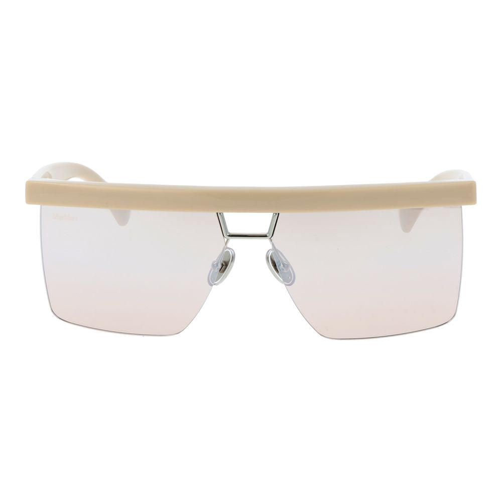 Max Mara Beige Plastic Sunglasses
