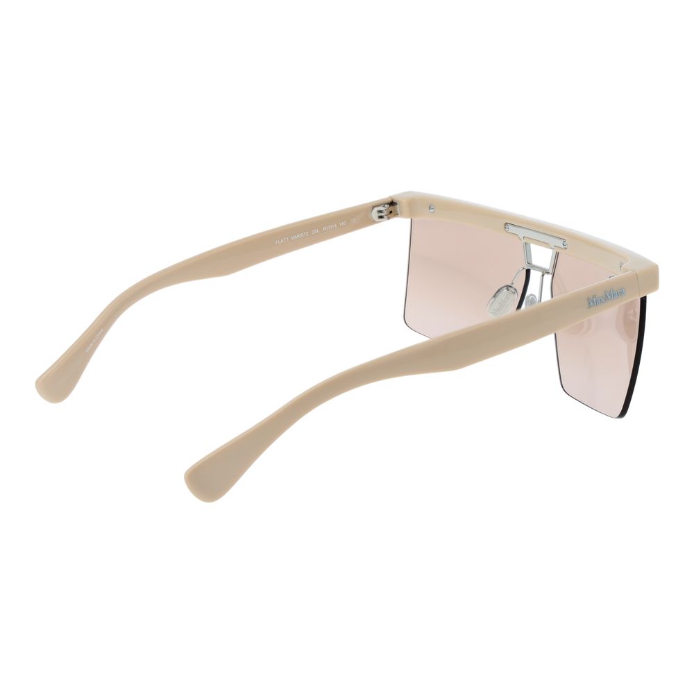 Max Mara Beige Plastic Sunglasses