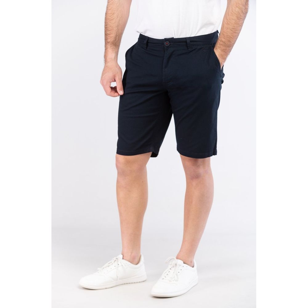 Champion Blue Leather Bermuda Shorts