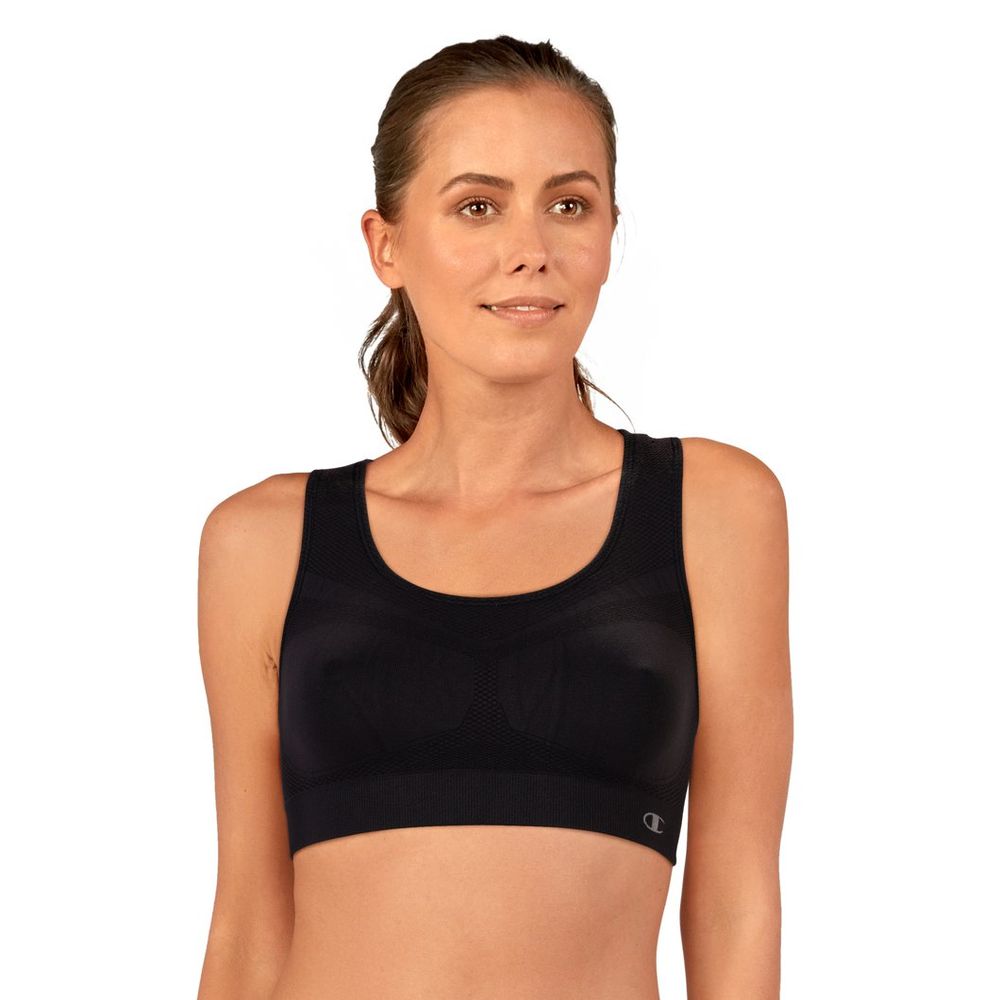 Champion Black Polyamide Sport Bra