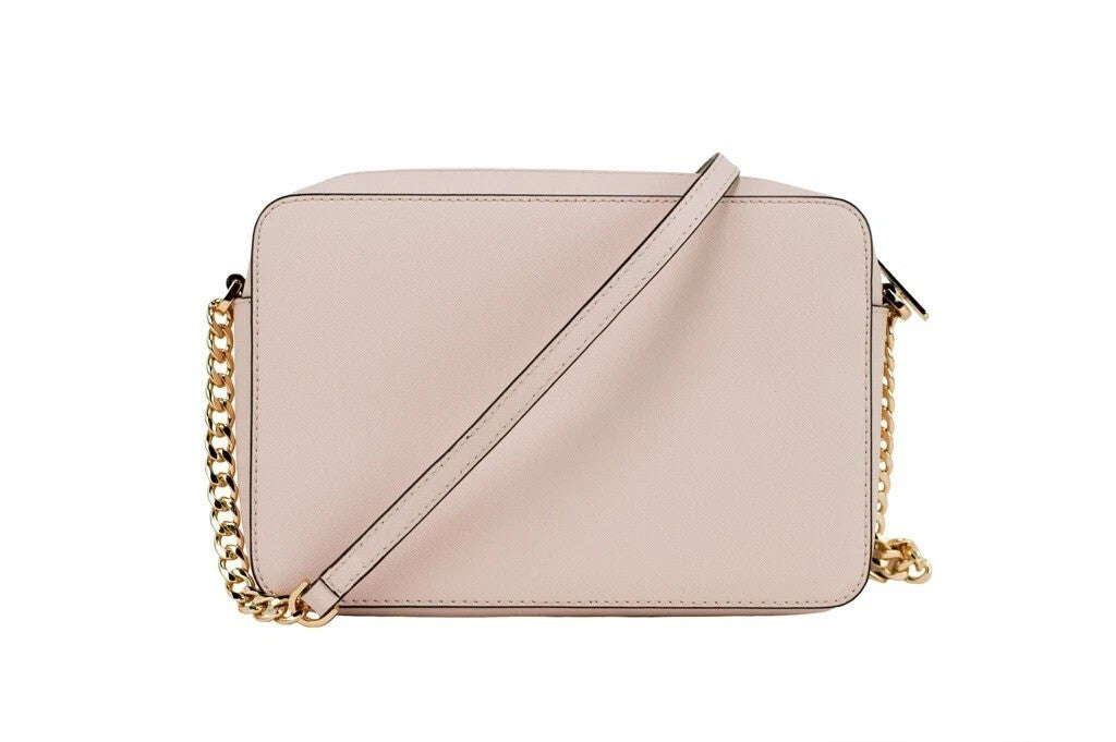 Michael Kors Adult Saffiano Leather East West Crossbody Handbag With 2 Slit Pockets