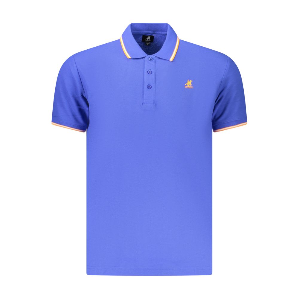 U.S. Grand Blue Cotton Men's Polo