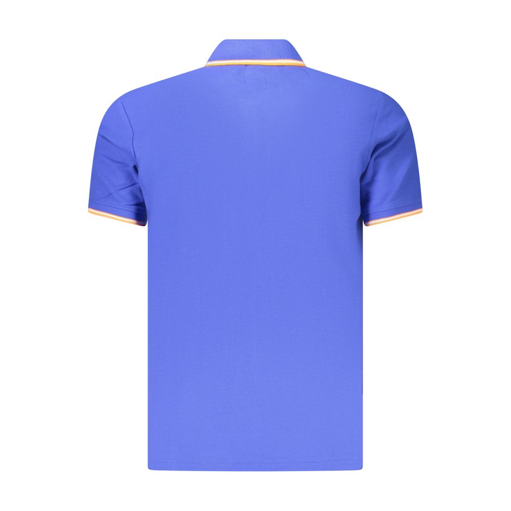 U.S. Grand Blue Cotton Men's Polo