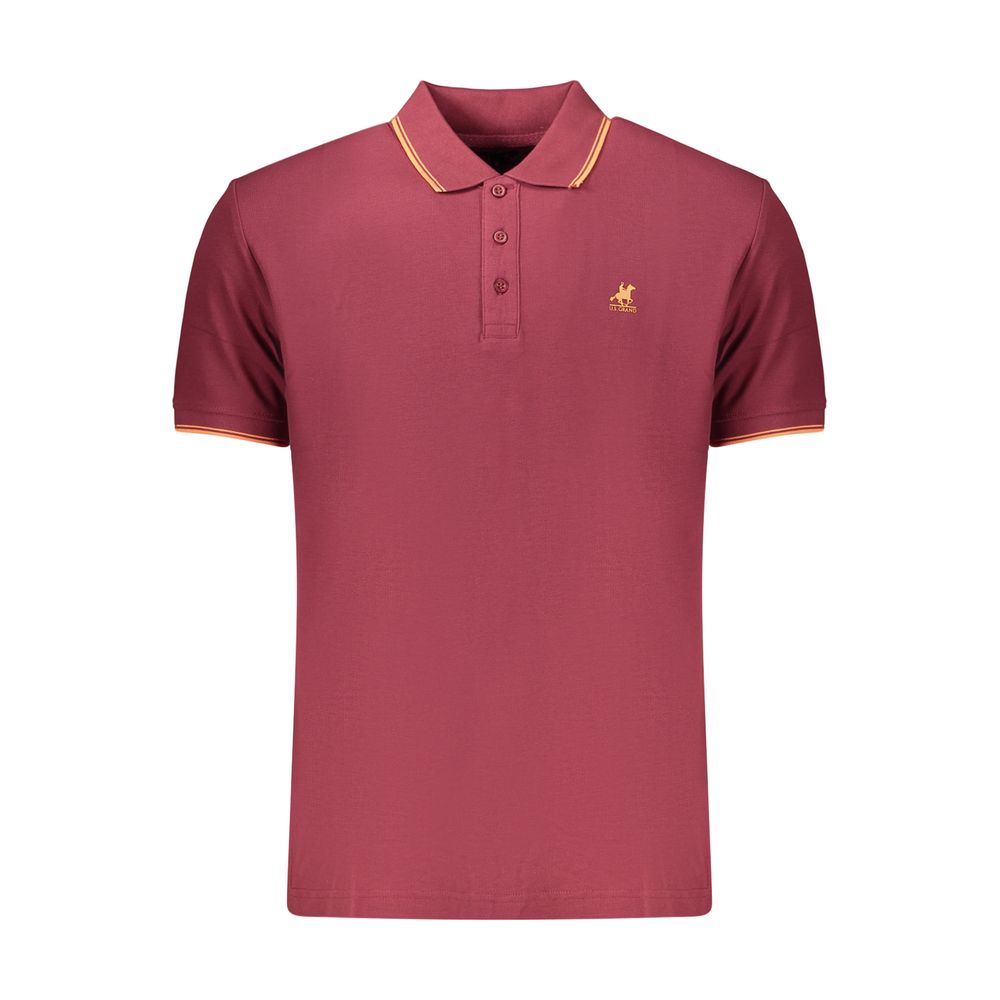 U.S. Grand Rosso Cotton Men's Polo