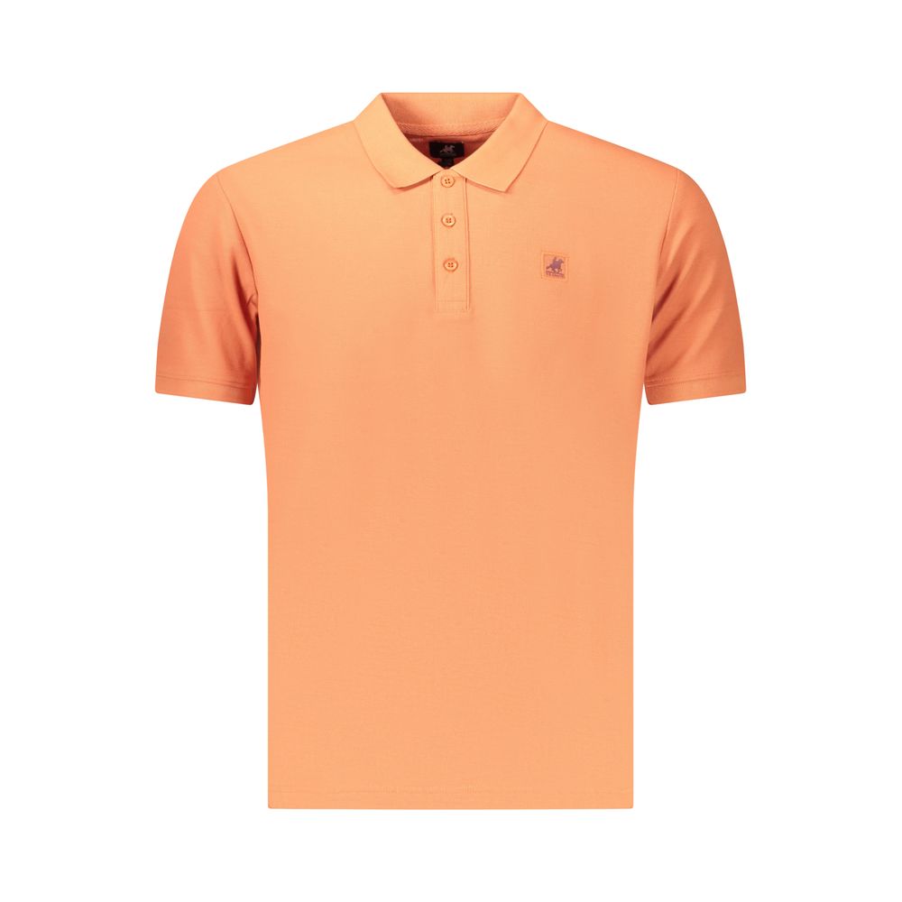 U.S. Grand Orange Cotton Men's Polo Shirt