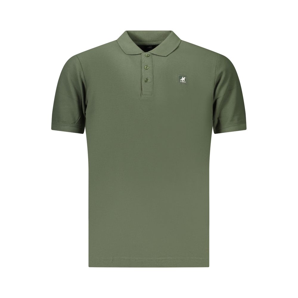 U.S. Grand Green Cotton Men's Polo Shirt