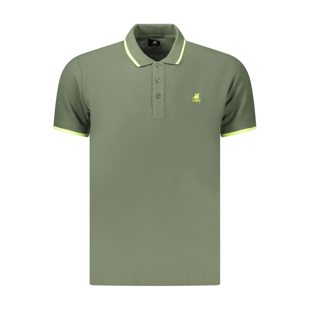 U.S. Grand Green Cotton Men's Polo