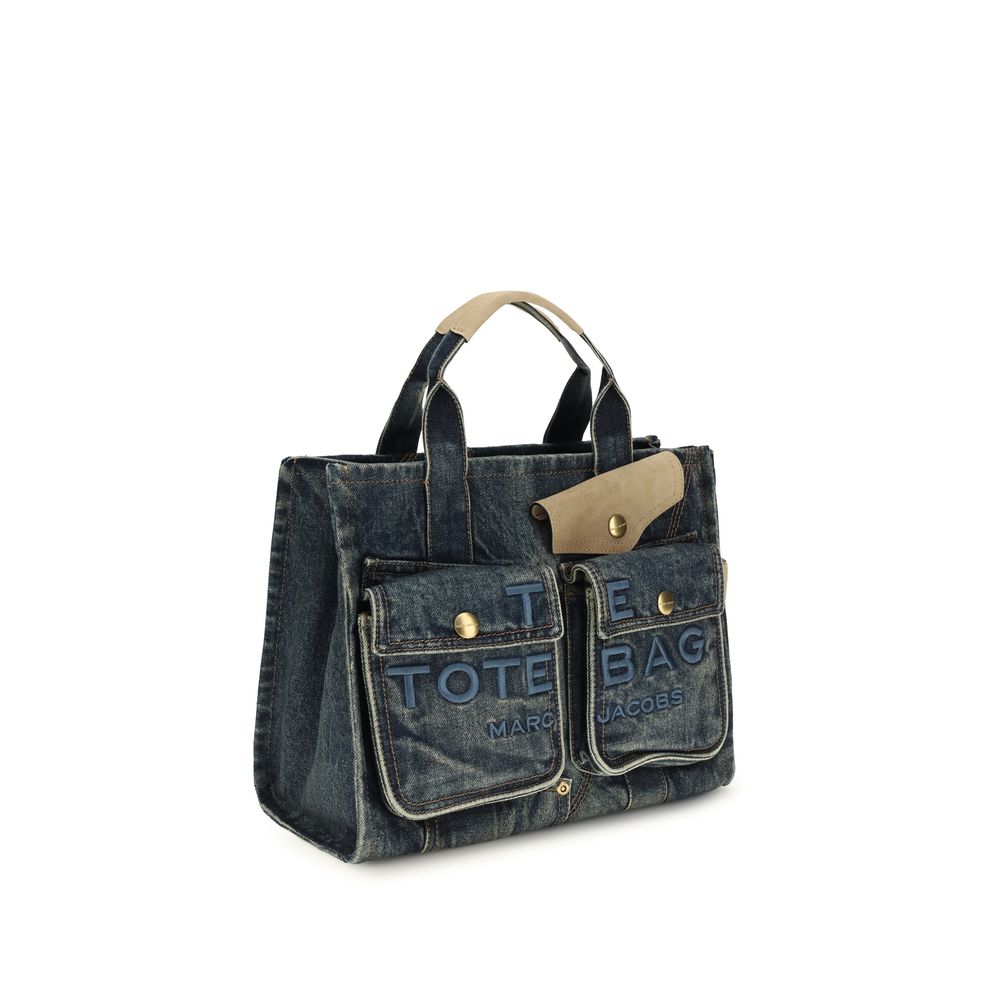 Marc Jacobs Blue Cotton Shoulder Bag