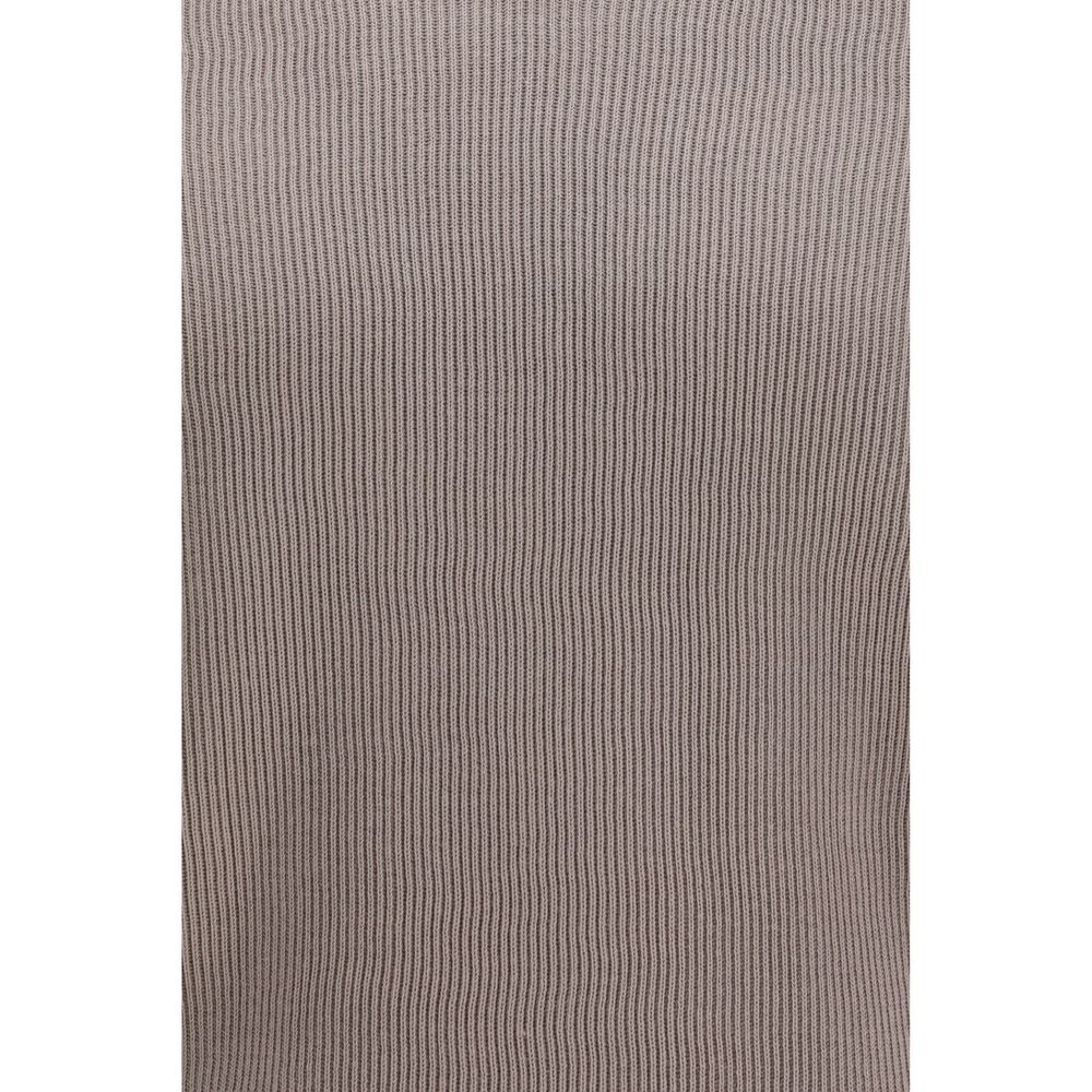 Brunello Cucinelli Gray Cotton Polo Shirt