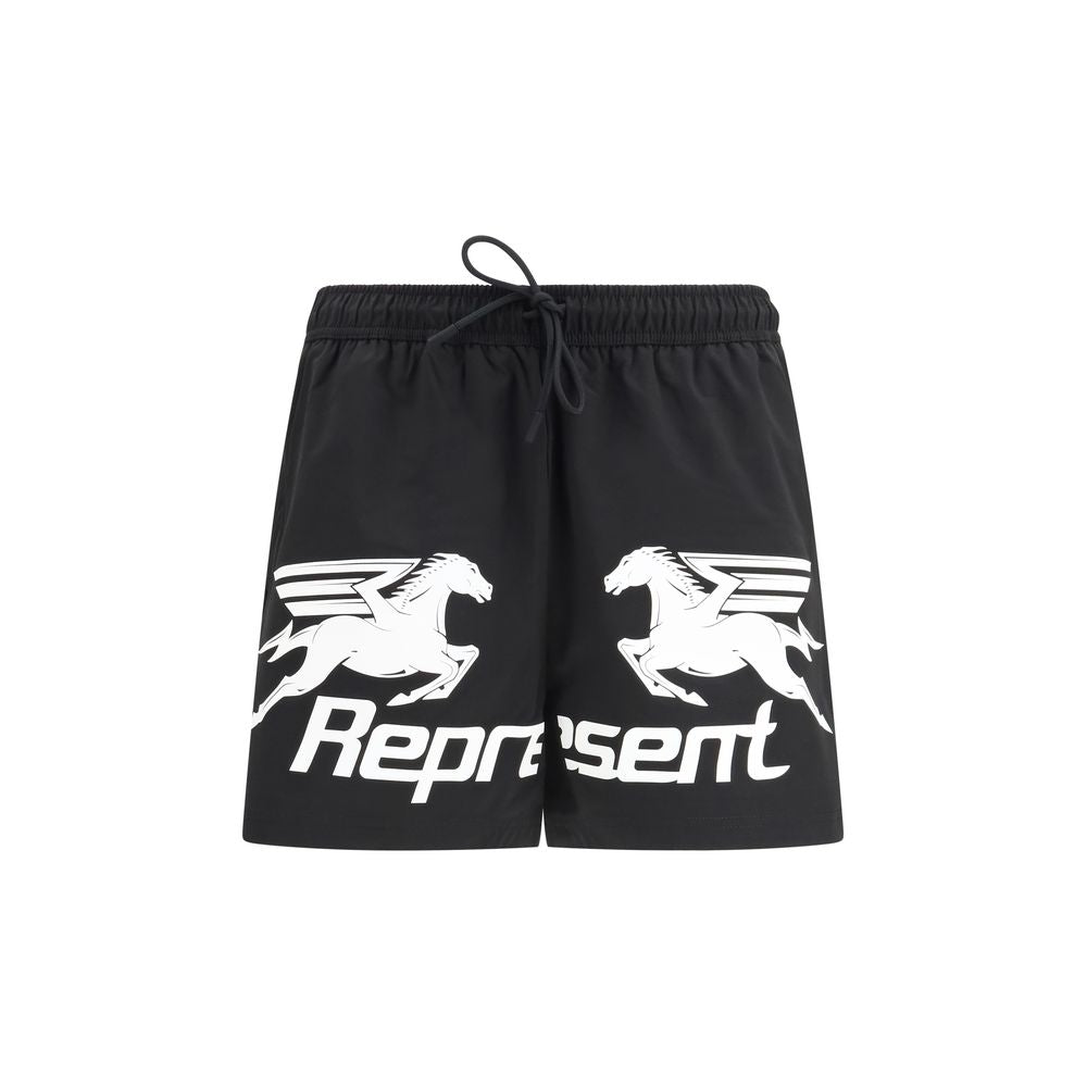 Represent Black Polyester Sportswear