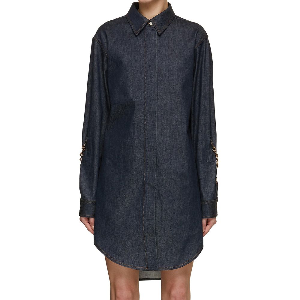Loewe Blue Cotton Casual Dress