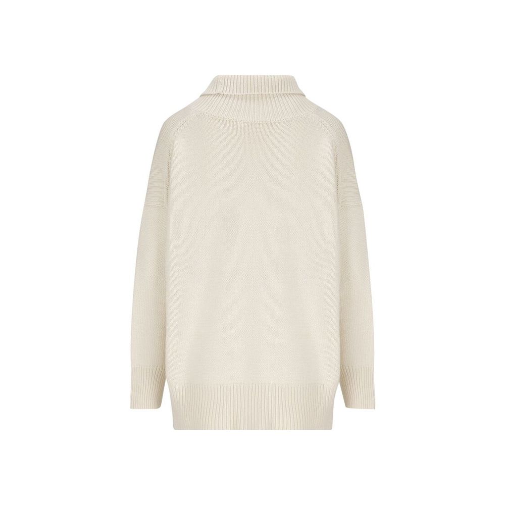 Chloé White Cashmere Turtleneck