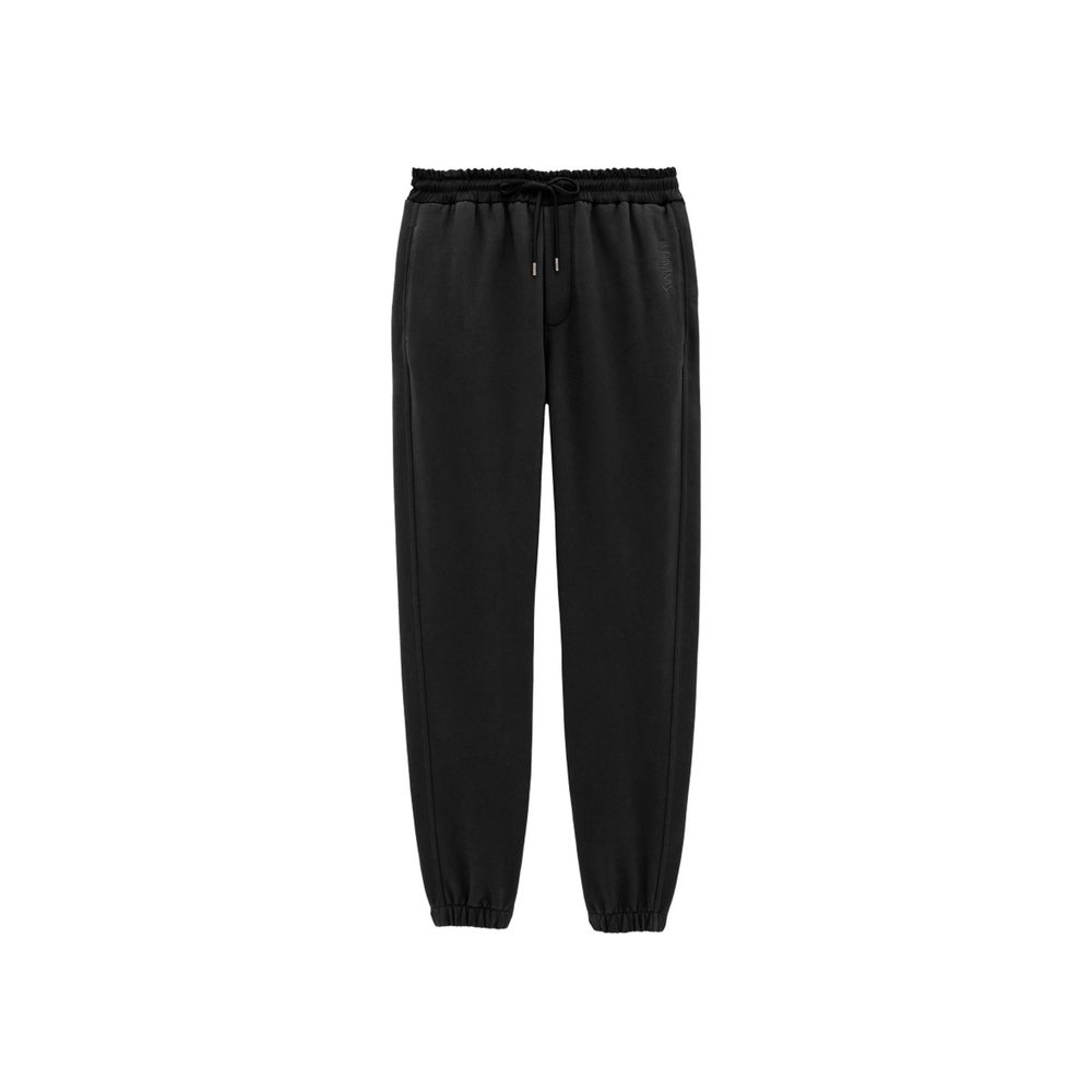 Saint Laurent Black Cotton Joggers (Workout Pants)