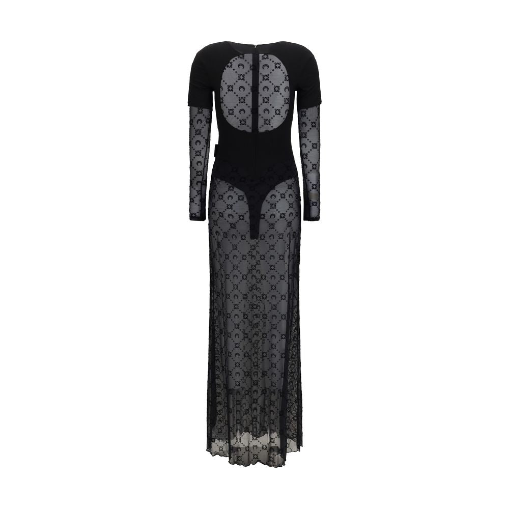 Marine Serre Black Polyamide Jumpsuit