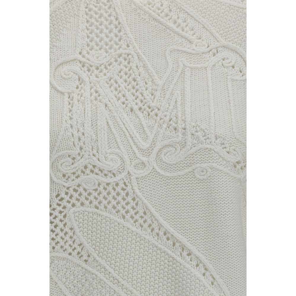 Max Mara White Cotton Sweatshirt