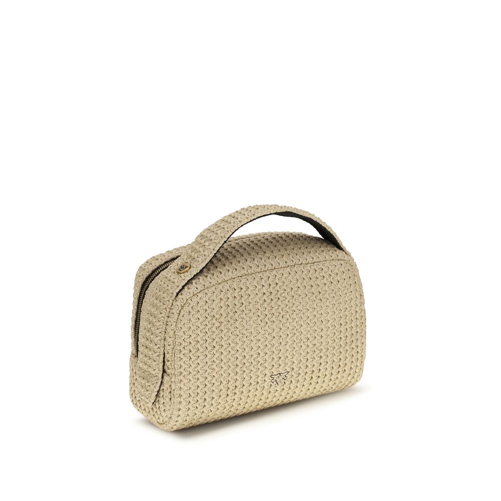 PINKO Beige Raffia Wallet