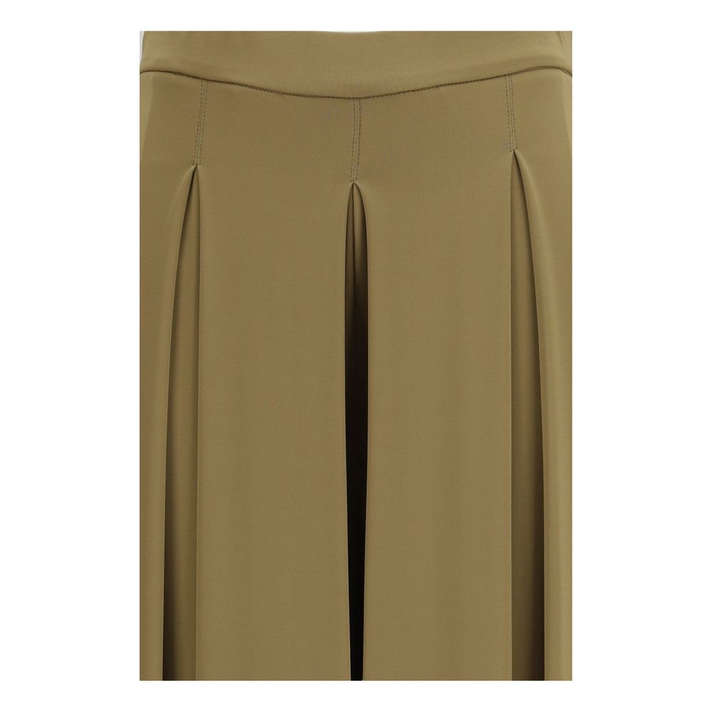 Max Mara Pure Bicolor Viscose Casual Pants