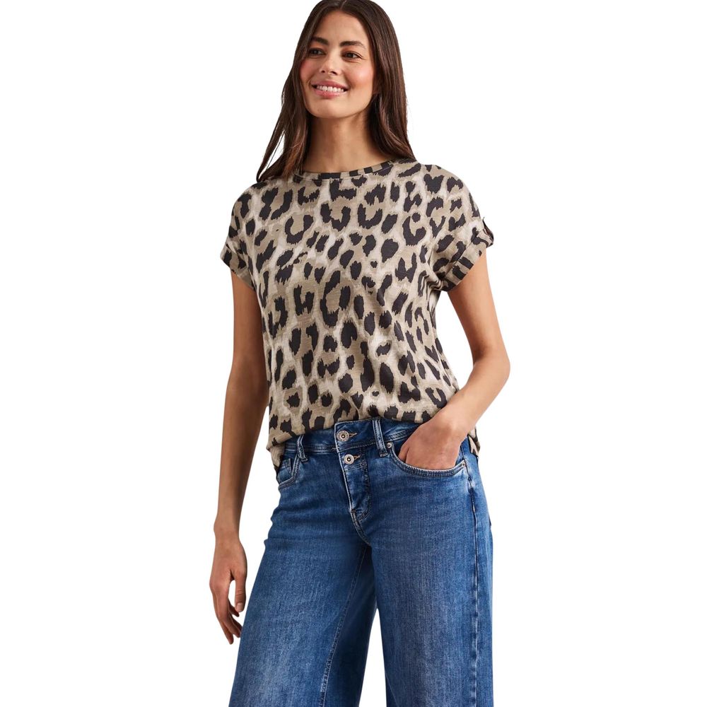 Street One Beige Cotton Blouse