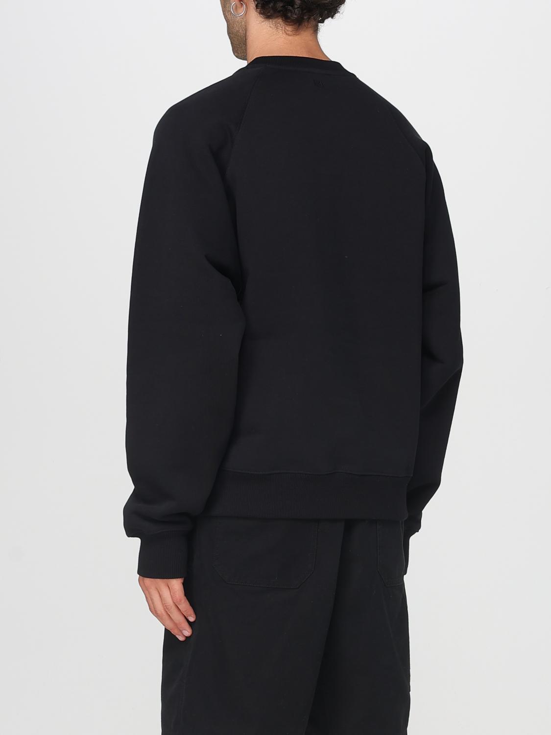 Ami Paris Black Cotton Sweatshirt