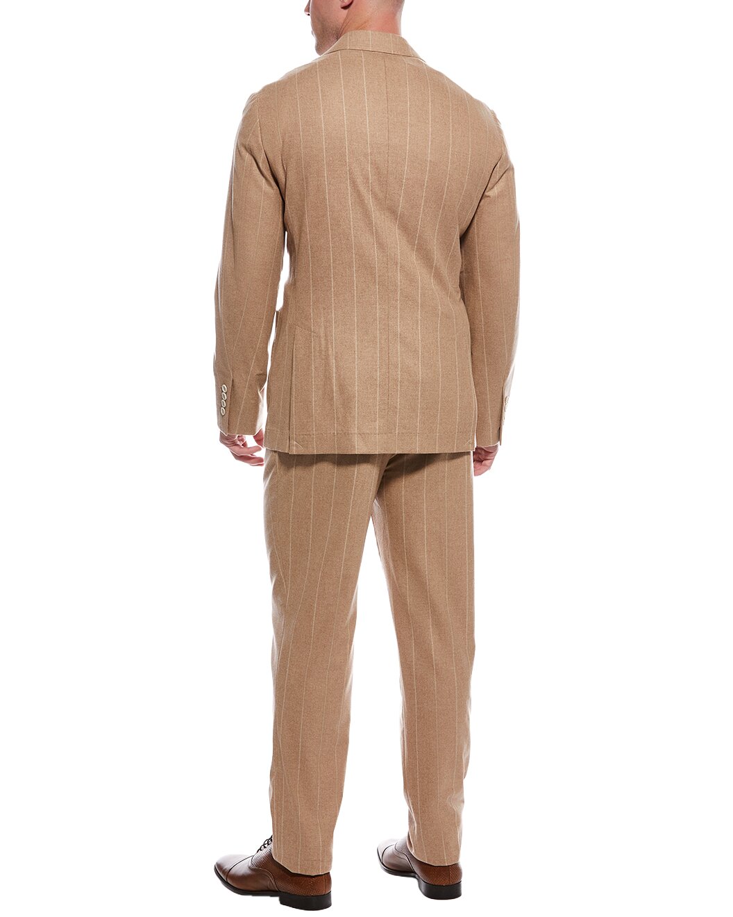Brunello Cucinelli Brown Wool Two-Piece Suit