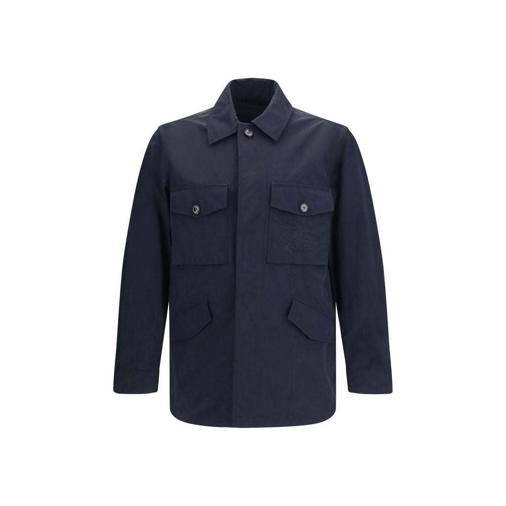 Burberry Blue Polyamide Coat
