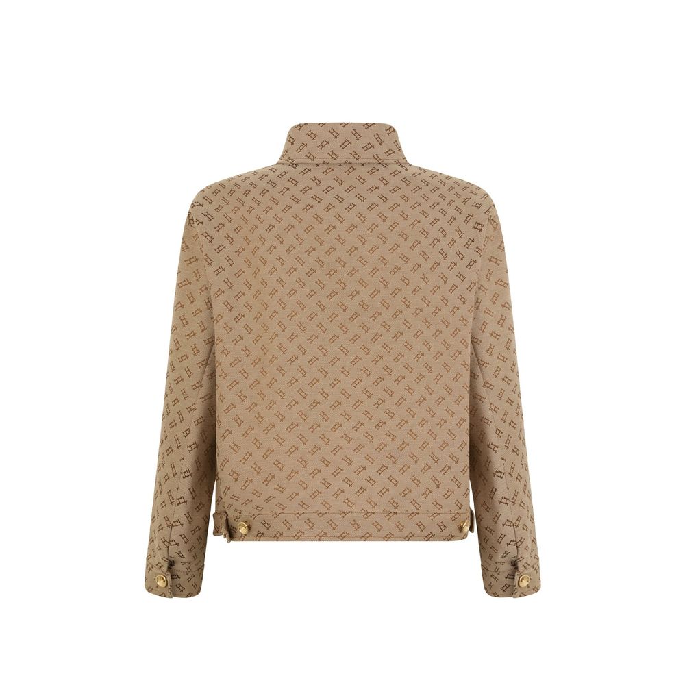 Herno Brown Cotton Denim Jacket