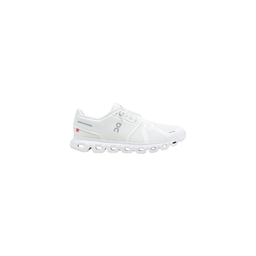 On Running White Recycled Polyester Athletic Sneakers