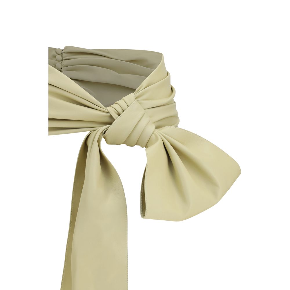 Chloé Beige Lamb Ovis Aries Aries High-Waist Belt