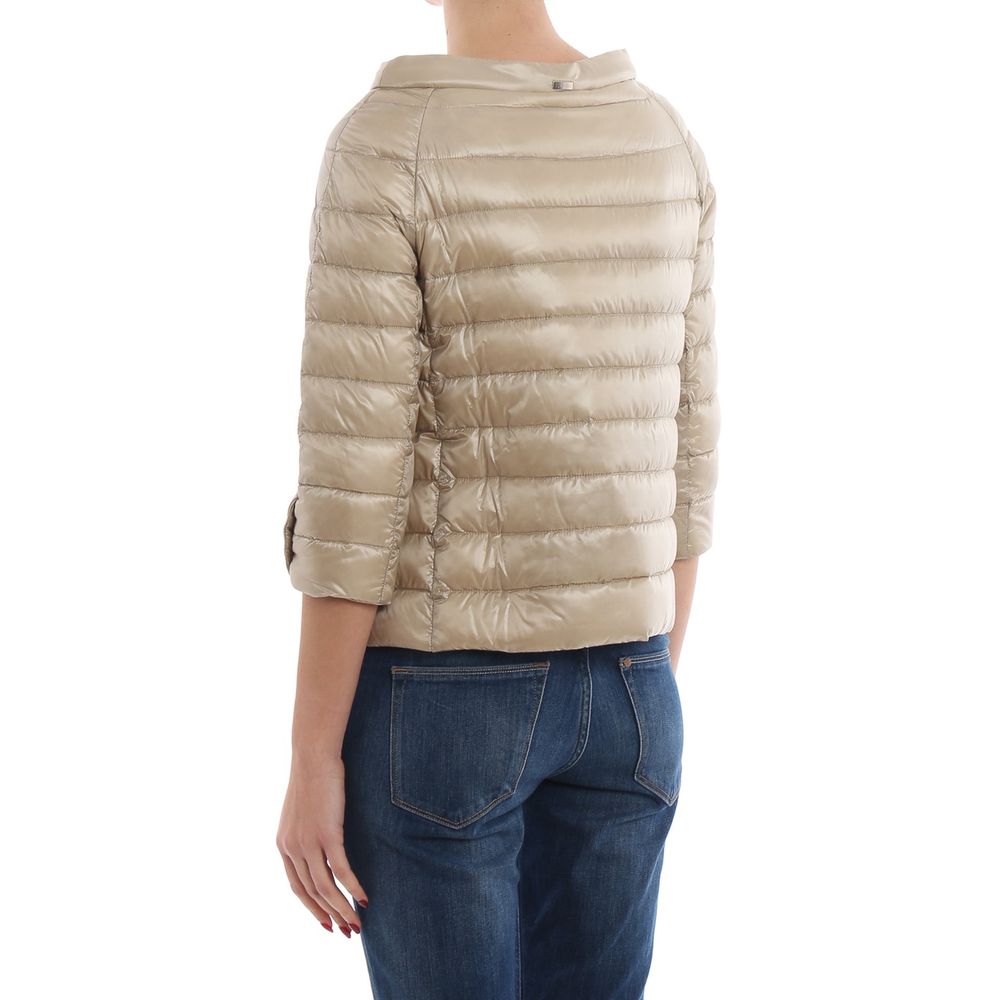 Herno Beige Polyamide Coat