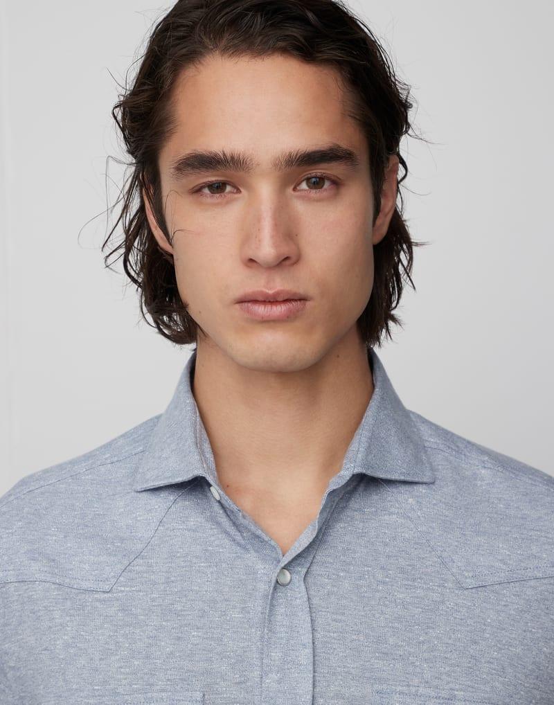 Brunello Cucinelli Natural Denim Shirt