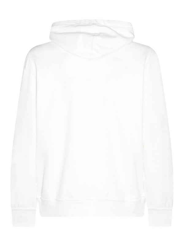 Brunello Cucinelli White Cotton Sweatshirt