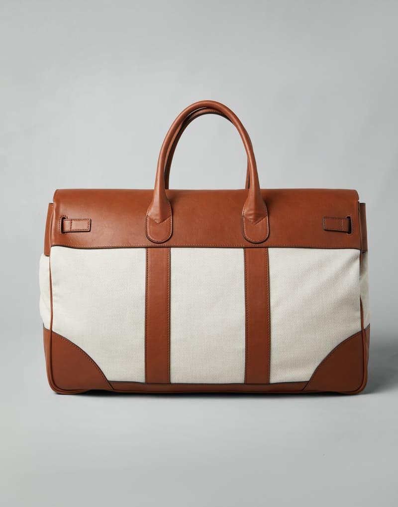 Brunello Cucinelli Natural Cotton Briefcase