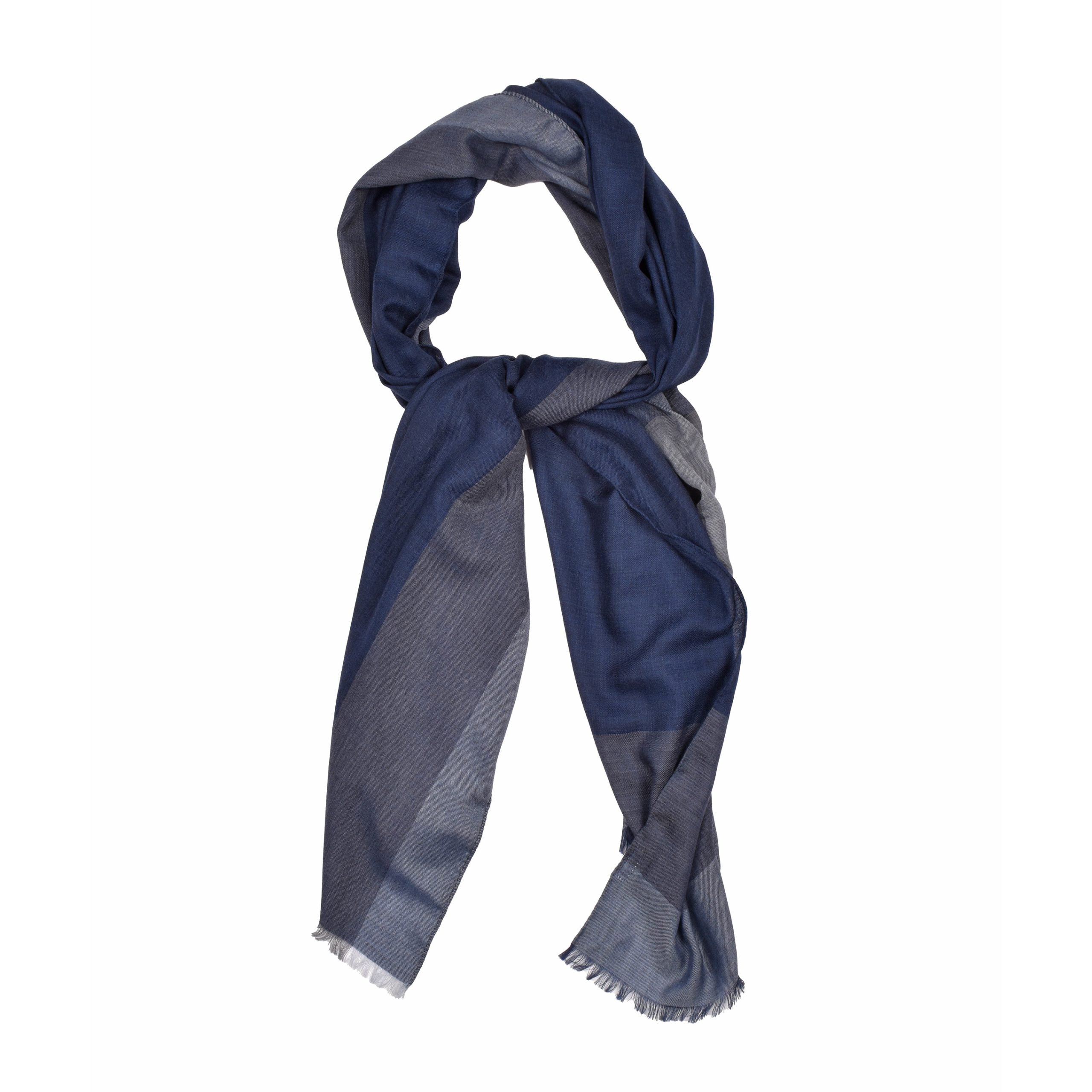 Brunello Cucinelli Bicolor Cashmere Scarf