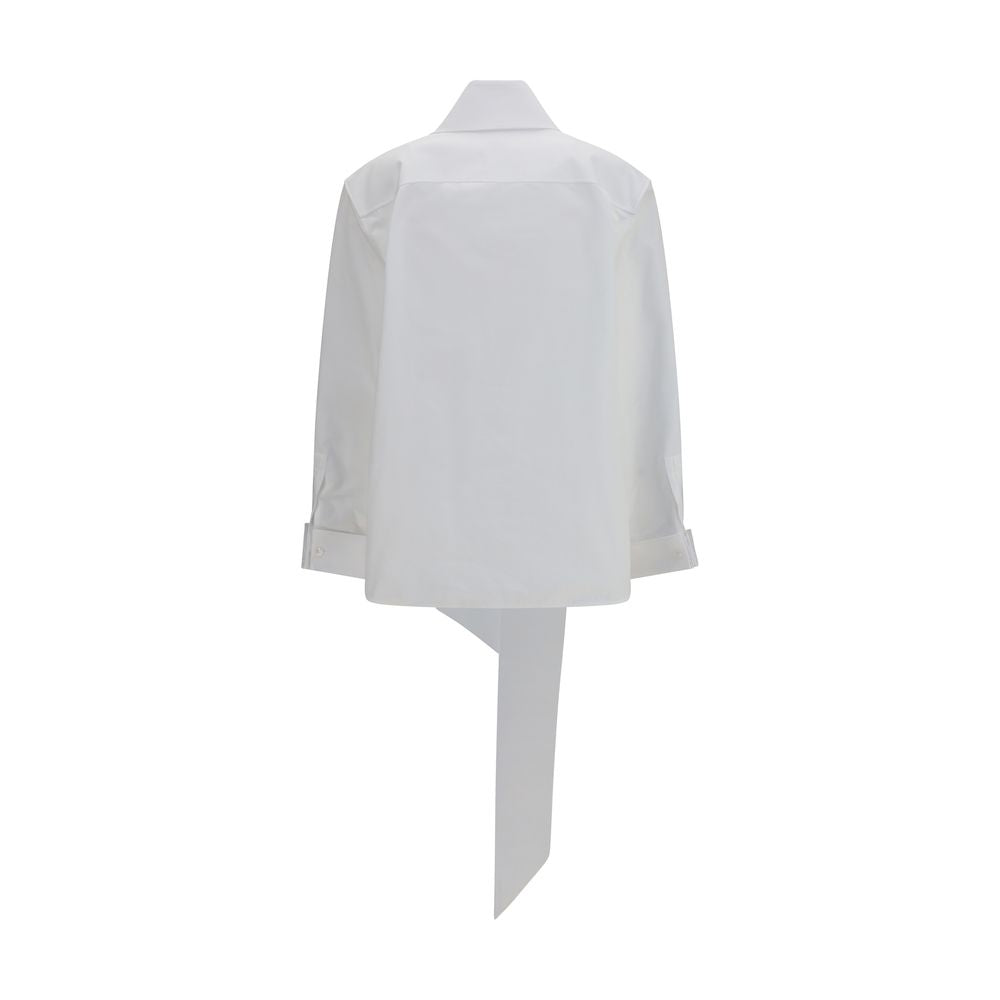 Saint Laurent White Cotton Dress Shirt