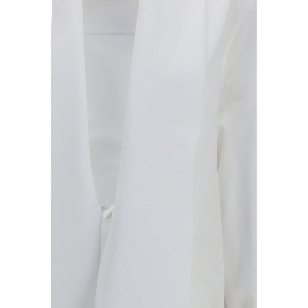 Saint Laurent White Cotton Dress Shirt